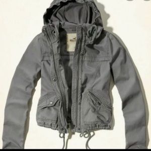 HOLLISTER CROPPED JACKET NWOT SZ M